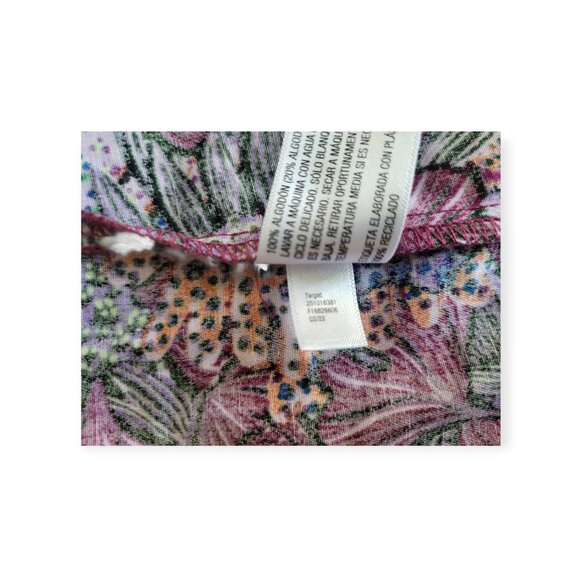 Kika Vargas Scallop Edge Cotton Wrap Blouse Medium - Picture 9 of 10